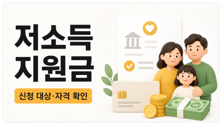 저소득 지원금